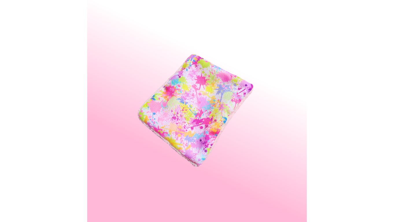 Coton démaquillant réutilisable bio – Collection Rainbow – Fait main en France
